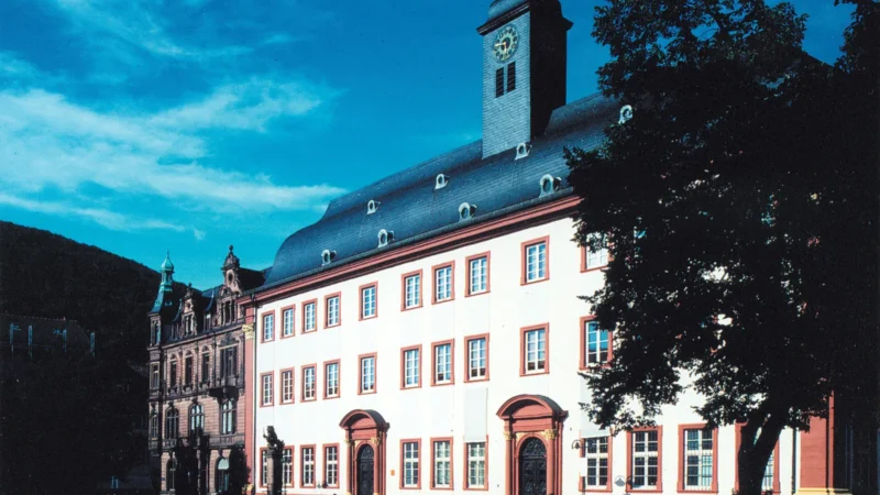 University of Heidelberg building Old Domus Wilhelmina 1735