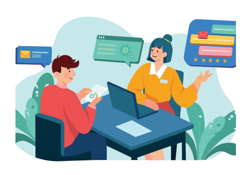 Interview illustration
