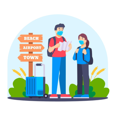 Departure illustration